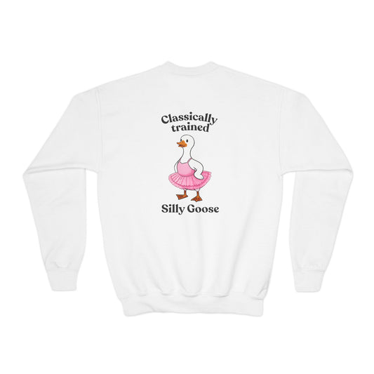 Youth Classically Trained Silly Goose Crewneck Sweatshirt