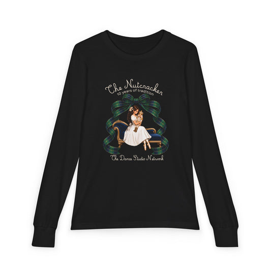 Youth Nutcracker Ribbon Long Sleeve Tee