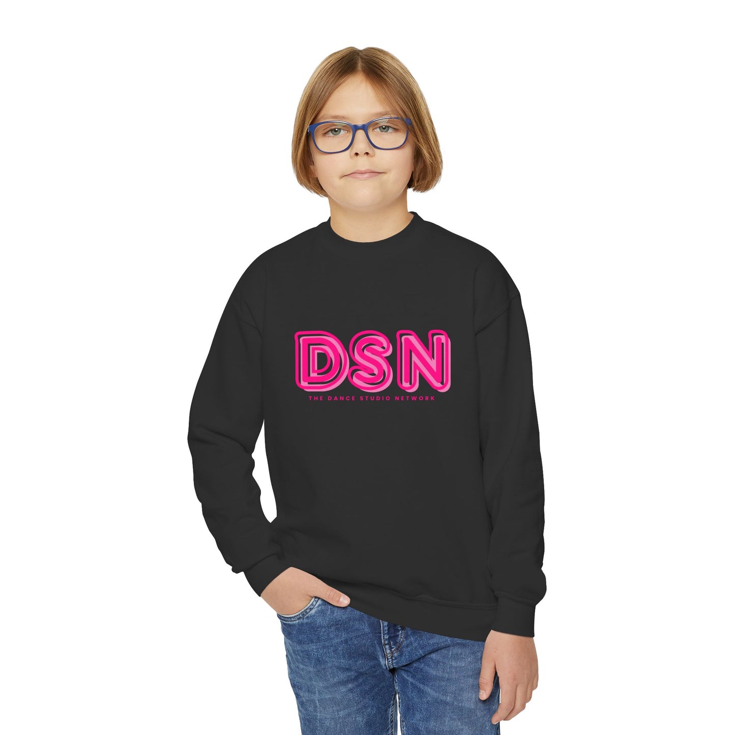 YOUTH Neon DSN Crewneck Sweatshirt