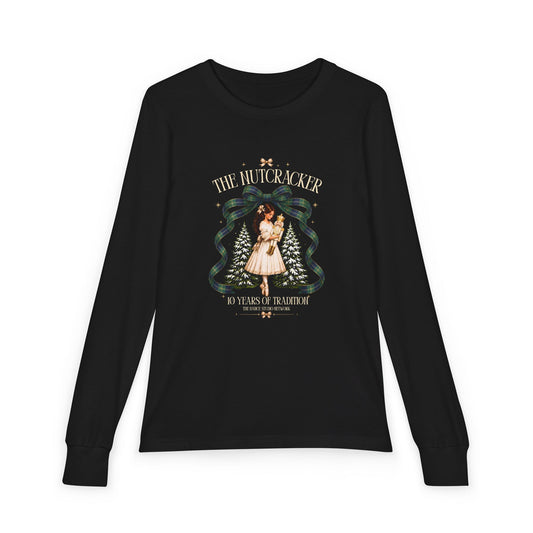 Youth Nutcracker Ribbon Long Sleeve Tee
