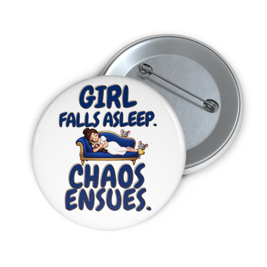 Nutcracker Chaos Pin Button