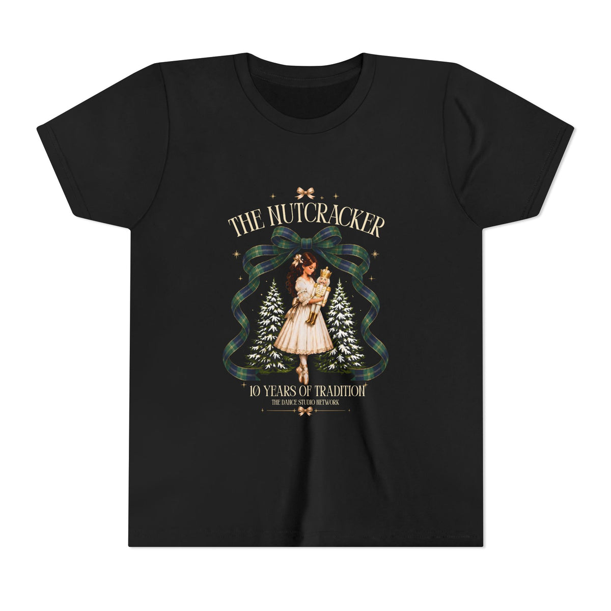 Youth Nutcracker Ribbon Short Sleeve Tee