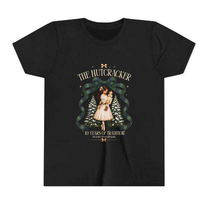 Youth Nutcracker Ribbon Short Sleeve Tee