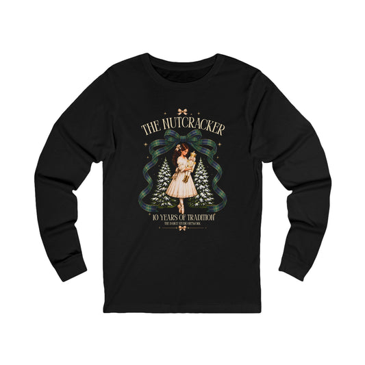 Nutcracker Ribbon Long Sleeve Tee